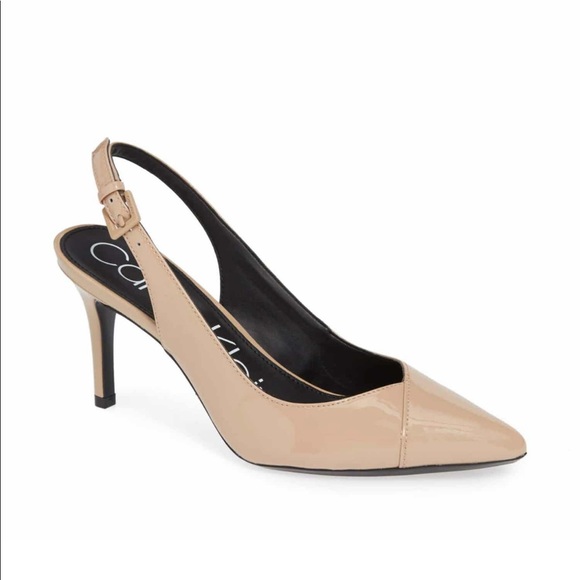 Calvin Klein Gwenith slingback pumps- nude - Picture 5 of 5